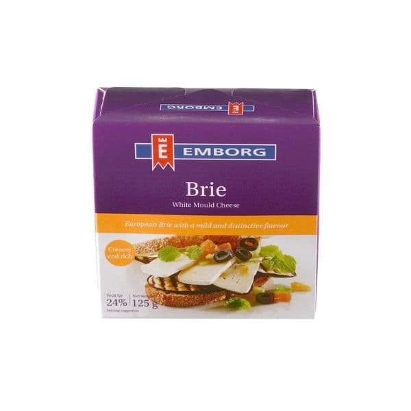 QUEIJO BRIE EMBORG LATA 125G – 12UNI