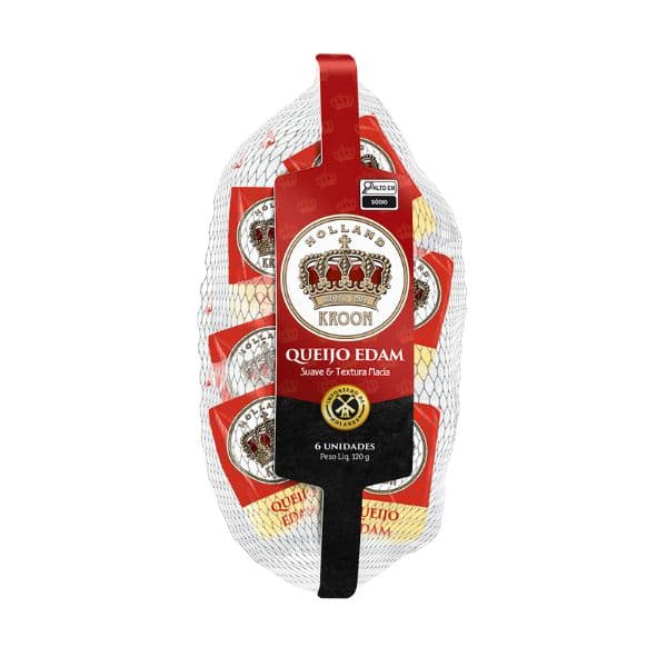 QUEIJO KROON EDAM SNACK 120G – 15 UNI